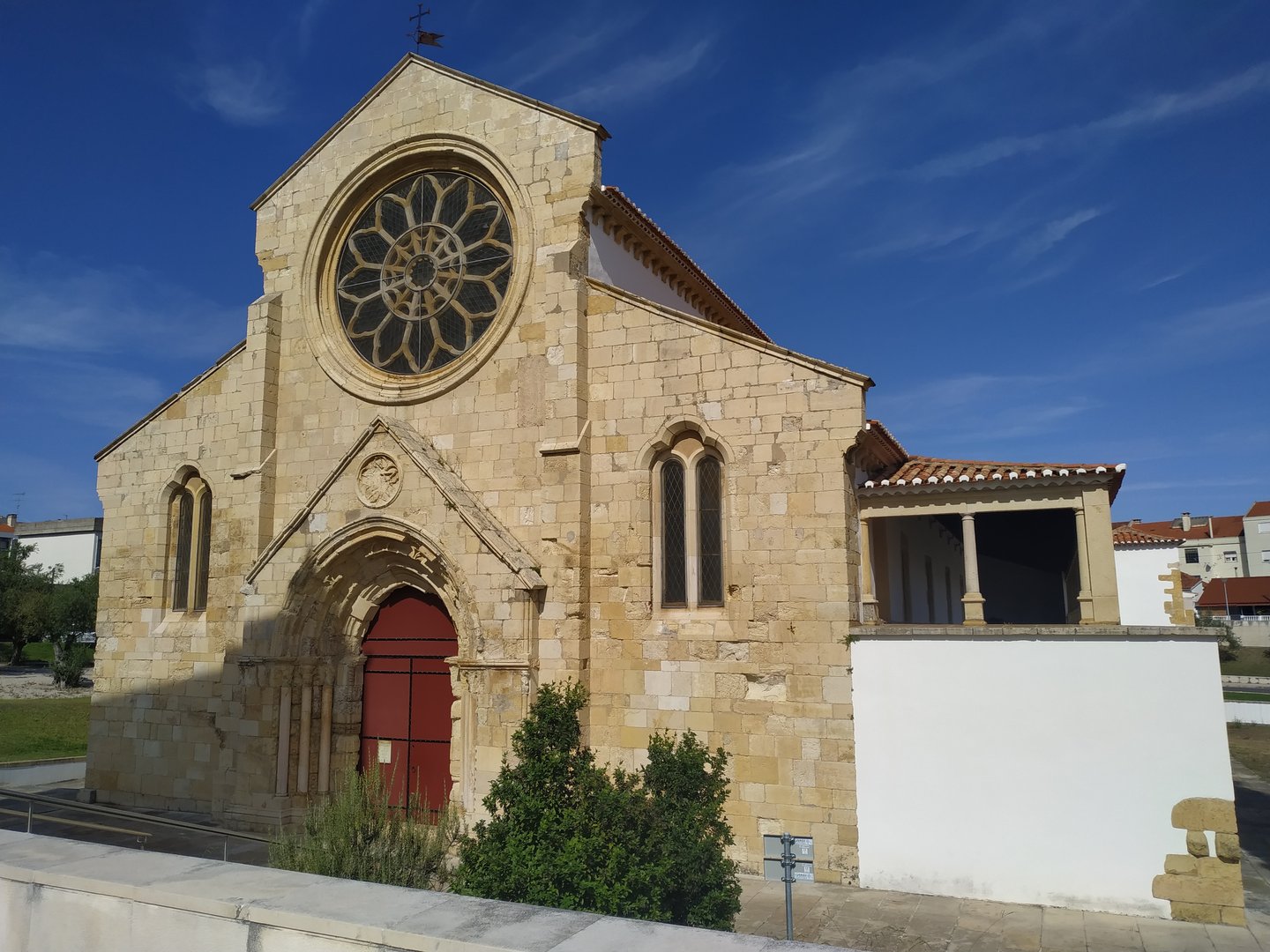 Iglesia de Santa Maria do Olival, una joya de la arquitectura gótica en Tomar.