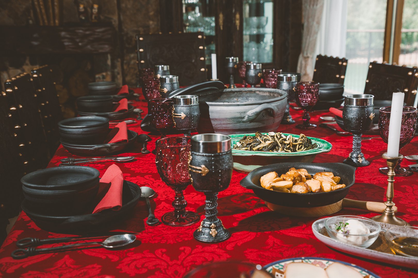 Marca cita con espacios temáticos, donde la cocina medieval hace las delicias de los presentes.